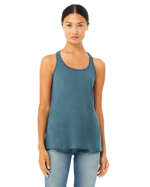 Ladies Flowy Racerback Tank - ATHLETIc HEATHER - S(D0102H7K55T)