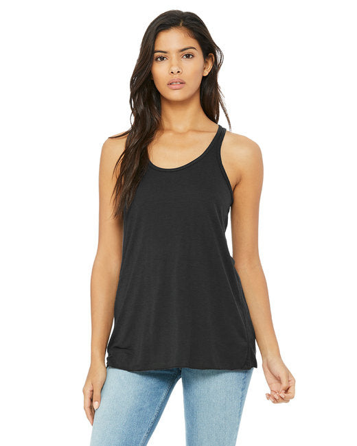 Ladies Flowy Racerback Tank - ATHLETIc HEATHER - S(D0102H7K57J)