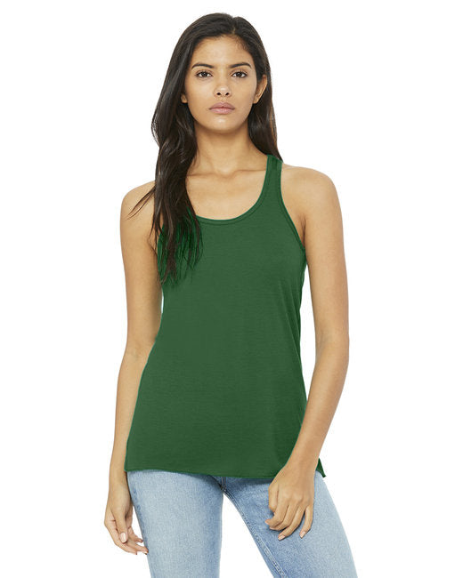 Ladies Flowy Racerback Tank - ATHLETIc HEATHER - S(D0102H7K59T)