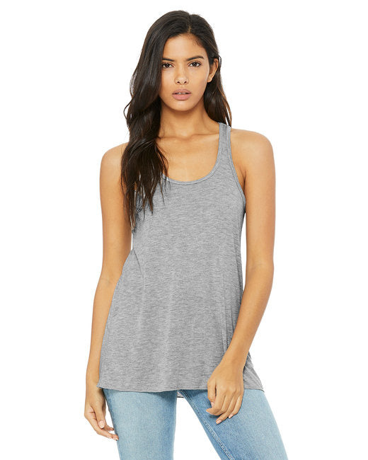 Ladies Flowy Racerback Tank - ATHLETIc HEATHER - S(D0102H7K5Q6)