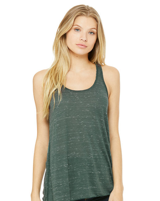 Ladies Flowy Racerback Tank - ATHLETIc HEATHER - S(D0102H7K5SP)
