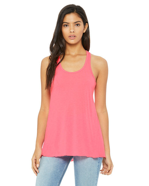 Ladies Flowy Racerback Tank - ATHLETIc HEATHER - S(D0102H7K708)
