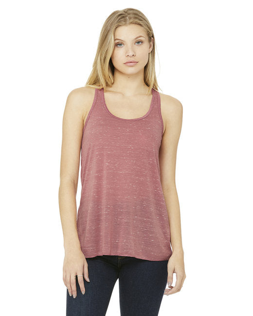 Ladies Flowy Racerback Tank - ATHLETIc HEATHER - S(D0102H7K73T)