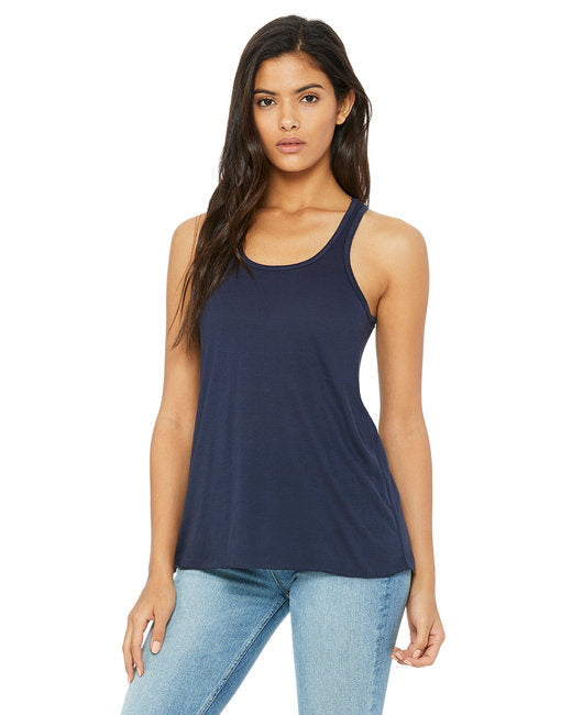 Ladies Flowy Racerback Tank - ATHLETIc HEATHER - S(D0102H7K74T)