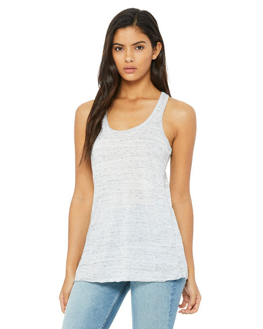 Ladies Flowy Racerback Tank - ATHLETIc HEATHER - S(D0102H7K78X)