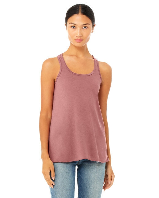 Ladies Flowy Racerback Tank - ATHLETIc HEATHER - S(D0102H7K7c2)