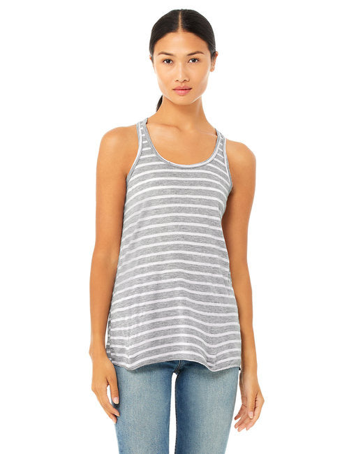 Ladies Flowy Racerback Tank - ATHLETIc HEATHER - S(D0102H7K7K2)