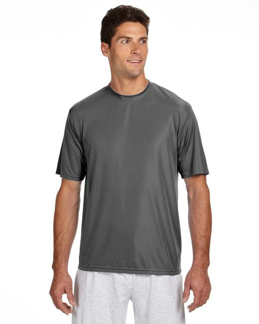 Mens cooling Performance T-Shirt - gRAPHITE - S(D0102H7KDSP)