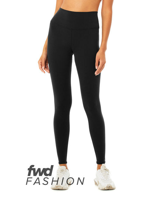 FWD Fashion Ladies High Waist Fitness Leggings - BLAcK - XS(D0102H7KE06)