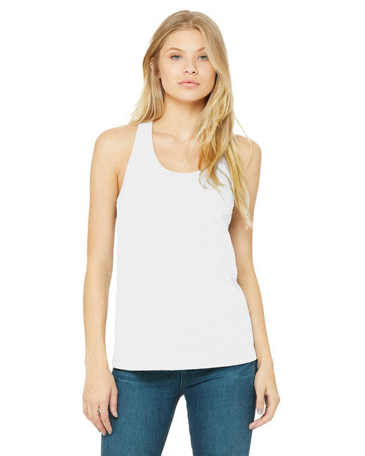 Ladies Jersey Racerback Tank - WHITE - S(D0102H7KEg8)
