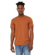 Unisex Sueded T-Shirt - HEATHER RED - XS(D0102H7KEKP)