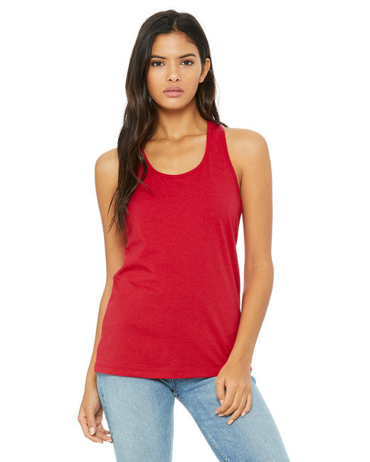Ladies Jersey Racerback Tank - WHITE - S(D0102H7KELP)
