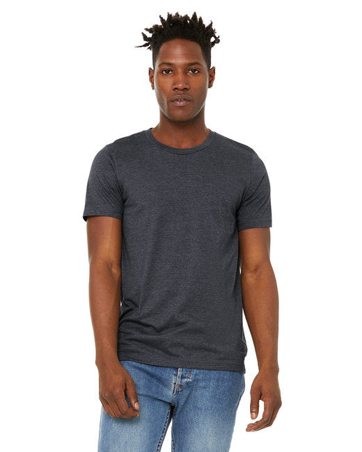 Unisex Sueded T-Shirt - HEATHER RED - XS(D0102H7KET2)