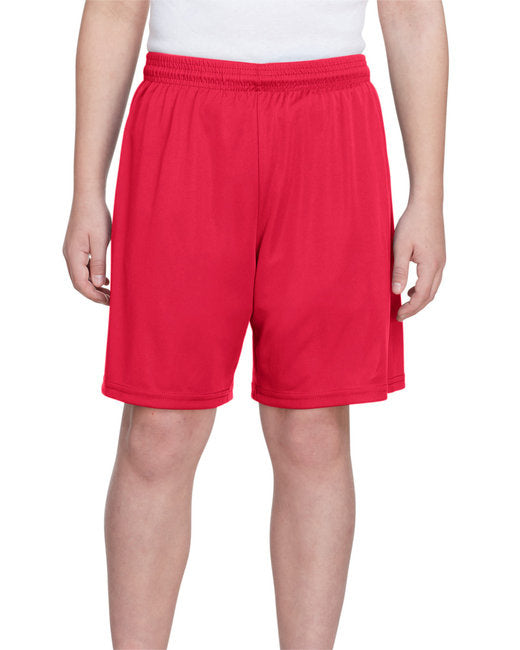 Youth cooling Performance Polyester Short - BLAcK - S(D0102H7KI76)