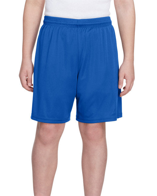 Youth cooling Performance Polyester Short - BLAcK - S(D0102H7KIXP)