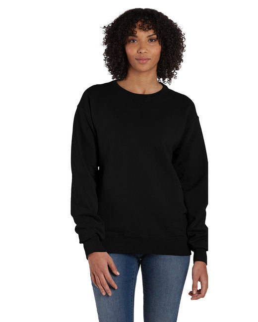 Unisex crew Sweatshirt - BLAcK - S(D0102H7KJA8)