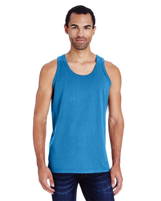 Unisex garment-Dyed Tank - BLAcK - S(D0102H7KJFJ)