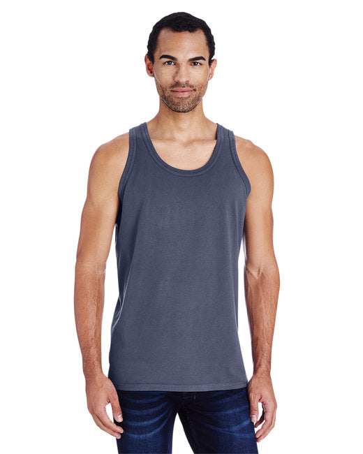 Unisex garment-Dyed Tank - BLAcK - S(D0102H7KJNJ)