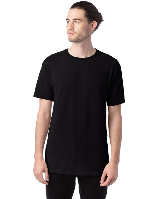 Mens garment-Dyed T-Shirt - BLAcK - S(D0102H7KMBJ)