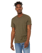 Unisex Sueded T-Shirt - HEATHER RED - XS(D0102H7KP2P)