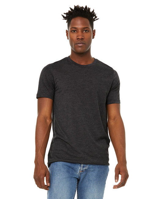 Unisex Sueded T-Shirt - HEATHER RED - XS(D0102H7KPg6)