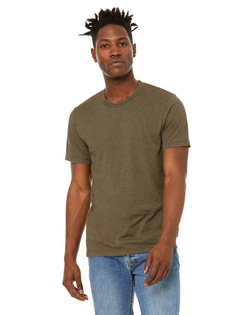 Unisex Sueded T-Shirt - HEATHER RED - XS(D0102H7KPI2)
