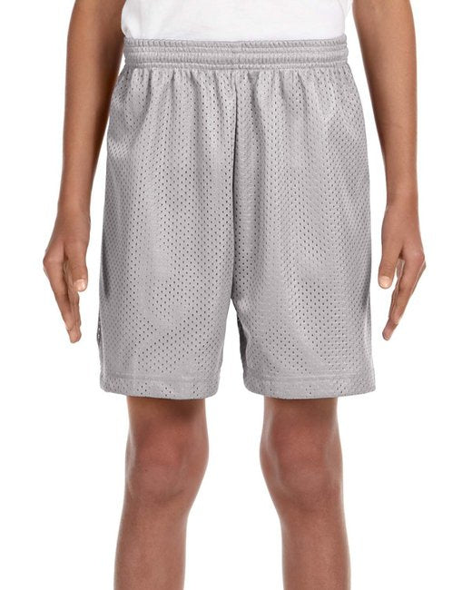 Youth Six Inch Inseam Mesh Short - BLAcK - XS(D0102H7KQEX)