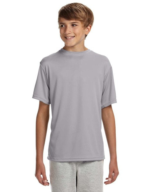 Youth cooling Performance T-Shirt - gRAPHITE - S(D0102H7KS4T)