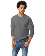 Unisex 61 oz Tagless Long-Sleeve T-Shirt - ASH - S(D0102H7KV26)