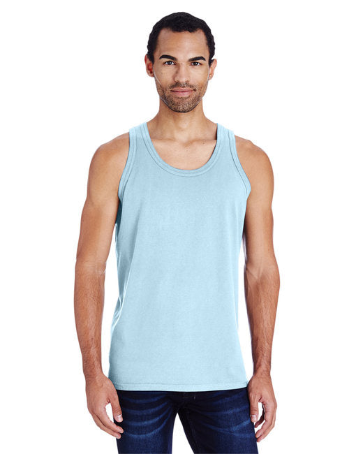 Unisex garment-Dyed Tank - BLAcK - S(D0102H7KV5X)
