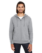 Unisex Triblend French Terry Full-Zip - BLAcK HEATHER - XS(D0102H7KVLP)