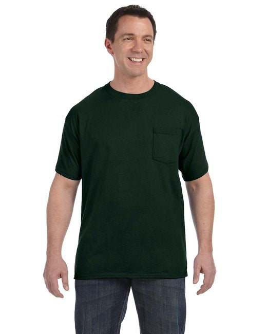 Mens Authentic-T Pocket T-Shirt - ASH - S(D0102H7KW26)