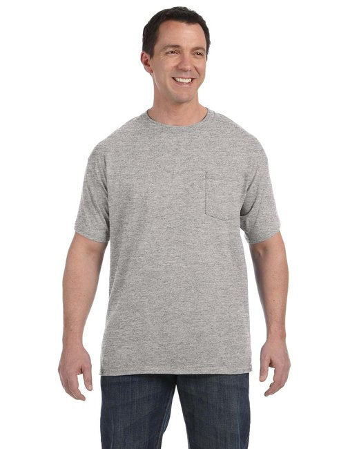 Mens Authentic-T Pocket T-Shirt - ASH - S(D0102H7KWRJ)