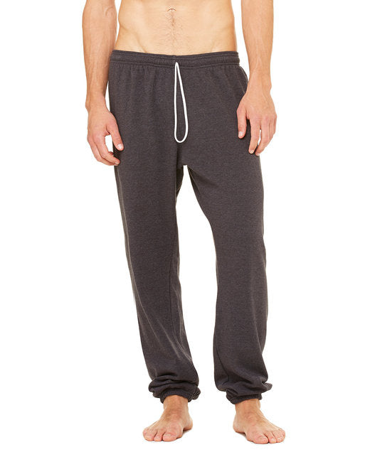 Unisex Sponge Fleece Long Scrunch Pant - DARK gRY HEATHER - XS(D0102H7KXYJ)