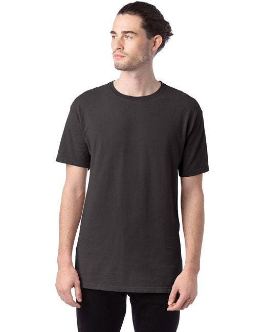 Mens garment-Dyed T-Shirt - BLAcK - S(D0102H7KZ7P)