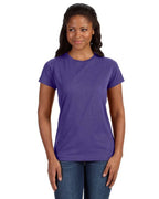 Ladies Fine Jersey T-Shirt - VINTAgE BURgUNDY - XS(D0102H7M25X)