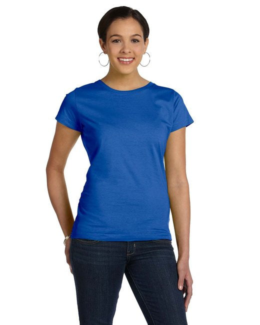 Ladies Fine Jersey T-Shirt - VINTAgE BURgUNDY - XS(D0102H7M2XT)