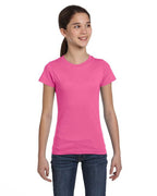 girls Fine Jersey T-Shirt - AQUA - XS(D0102H7M66X)