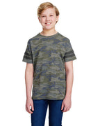 Youth Football Fine Jersey T-Shirt - VN cAMO VN SMK - XS(D0102H7M6Z2)