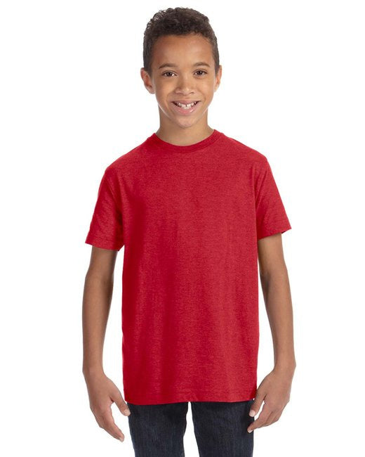 Youth Fine Jersey T-Shirt - VINTAgE BURgUNDY - XS(D0102H7M9P8)