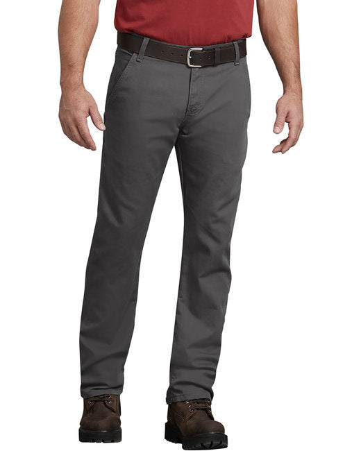 Mens FLEX Regular Fit Straight Leg Tough Maxuck carpenter Pant - STONEWSH SLTE _30 - 30(D0102H7MB52)