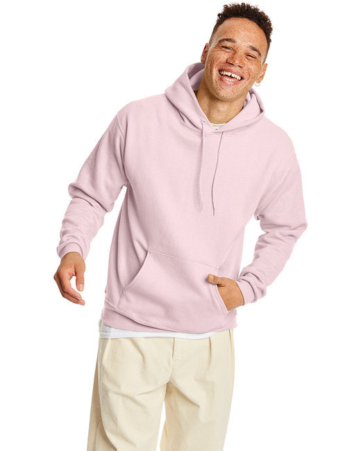 Unisex Ecosmart 5050 Pullover Hooded Sweatshirt - WHITE - S(D0102H7MEN2)