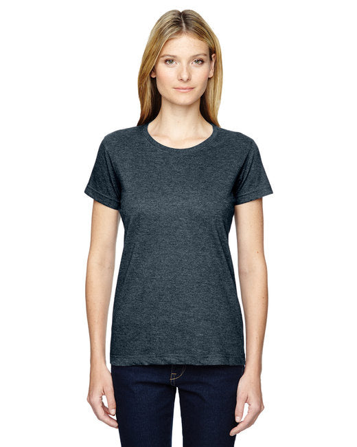Ladies Fine Jersey T-Shirt - VINTAgE BURgUNDY - XS(D0102H7MITP)