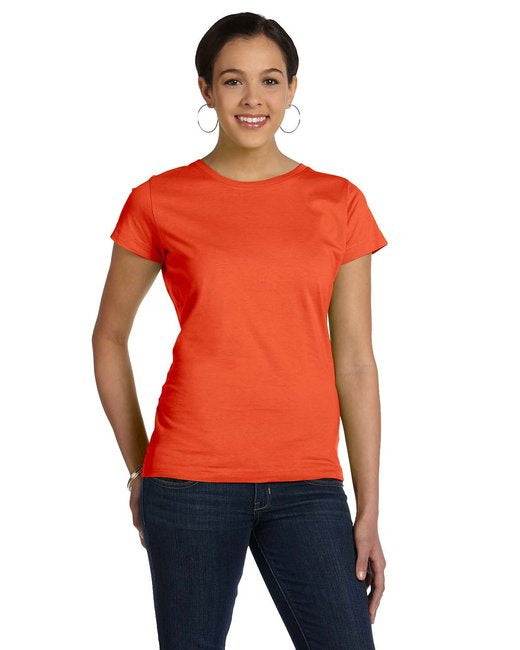 Ladies Fine Jersey T-Shirt - VINTAgE BURgUNDY - XS(D0102H7MIUX)