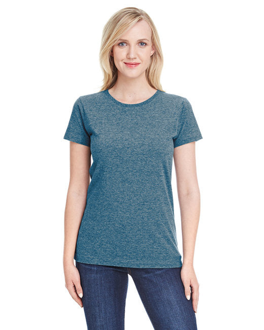 Ladies Fine Jersey T-Shirt - VINTAgE BURgUNDY - XS(D0102H7MIY2)