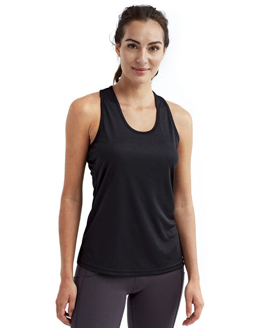 Ladies Yoga Knot Tank - BLAcK - XS(D0102H7MKFP)