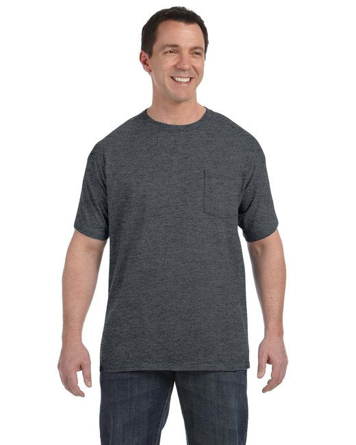 Mens Authentic-T Pocket T-Shirt - ASH - S(D0102H7MRVP)