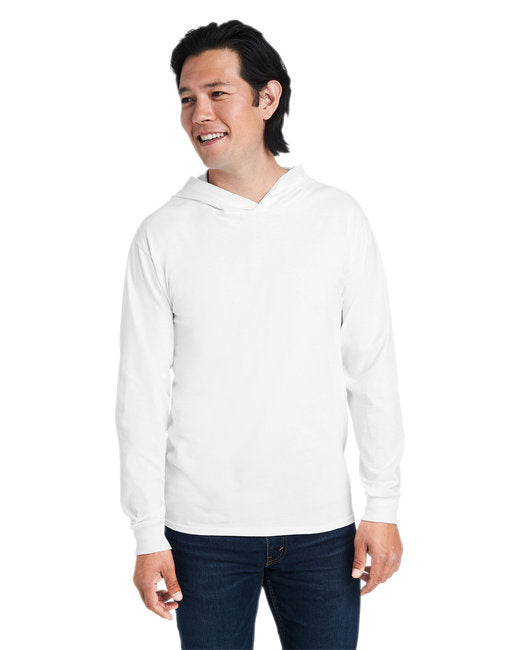 Mens HD cottonJersey Hooded T-Shirt - SAFETY ORANgE - S(D0102H7MS6J)