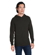 Mens HD cottonJersey Hooded T-Shirt - SAFETY ORANgE - S(D0102H7MSNP)
