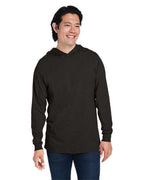 Mens HD cottonJersey Hooded T-Shirt - SAFETY ORANgE - S(D0102H7MSY6)